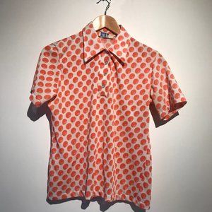 Disco 70's Vtg Polyester Dancing Shirt